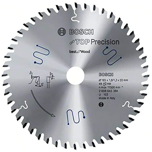 ใบเลื่อย6"x48T Top Precision สำหรับ GKT55GCE BOSCH