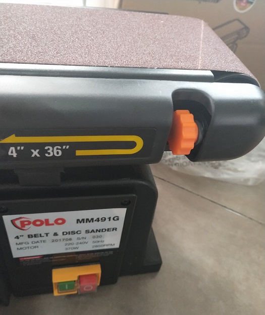 แท่นขัดกระดาษทรายสายพาน MM491G POLO