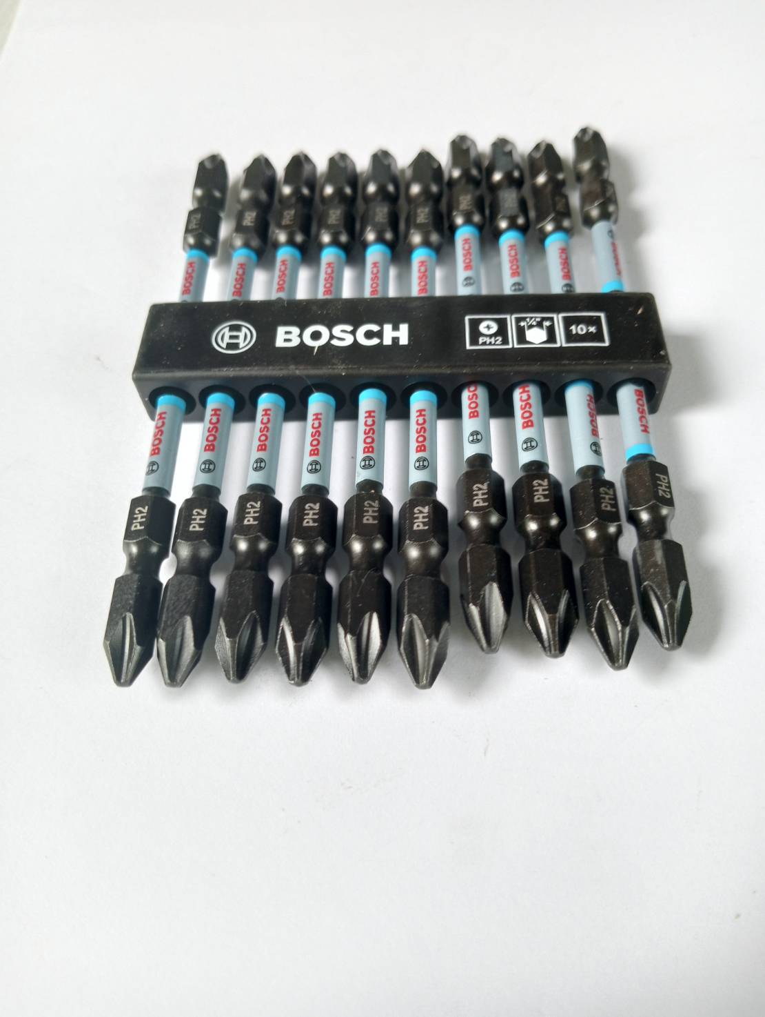 ดอกไขควงกระแทกPH2x110 สีดำ-ขาว BOSCH #2608522406