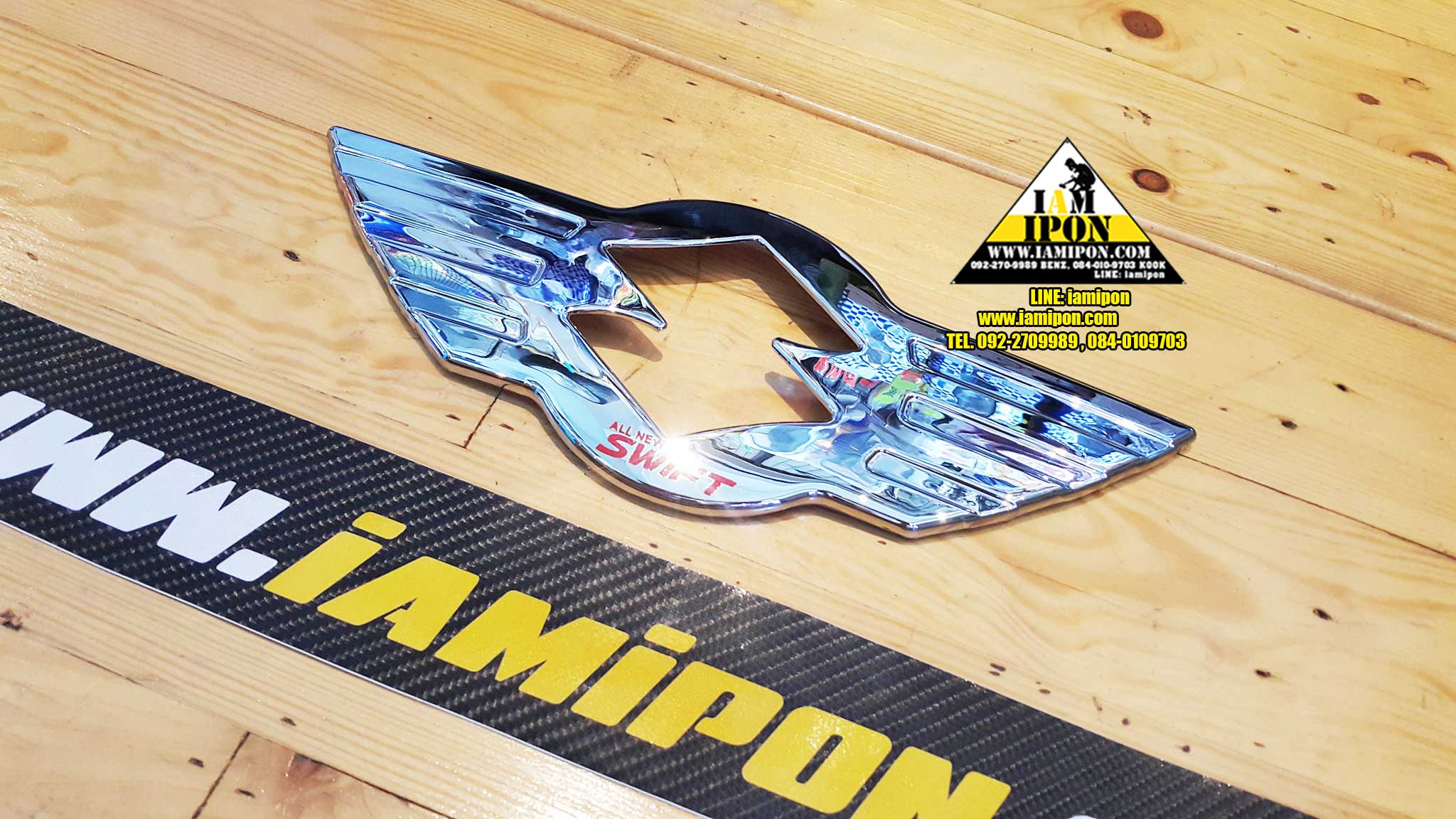 ครอบโลโก้ท้าย SWIFT 2018