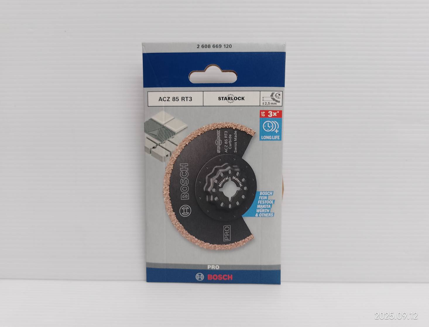 ใบมัลติทูล ACZ85RT3 BOSCH #2608669120