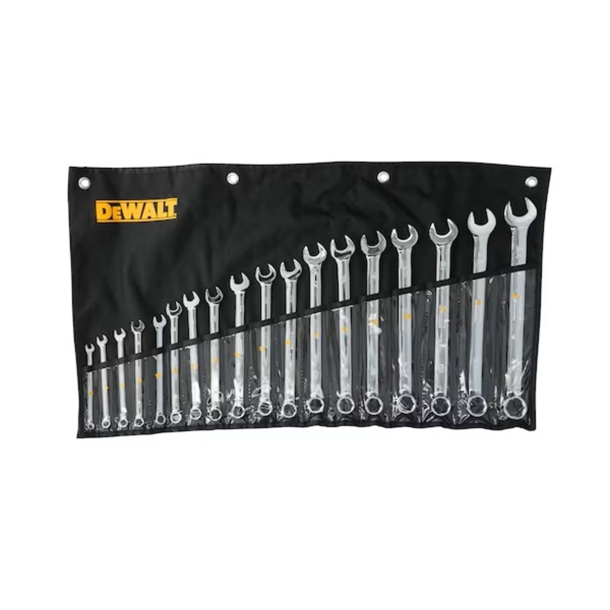 DEWALT ชุดประแจแหวนข้าง 18 ชิ้น 6-24 มม. รุ่น DWMT45429 ซองผ้า