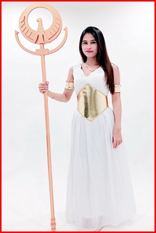 ชุดอาธีน่า (Athena) เทพีแห่งสติปัญญาและสงคราม / ชุดเทพเจ้า