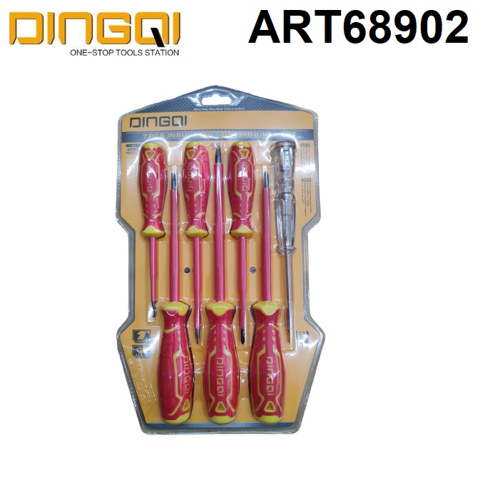 ชุดไขควงกันไฟ 7ชิ้น ART:68902 DINGQI