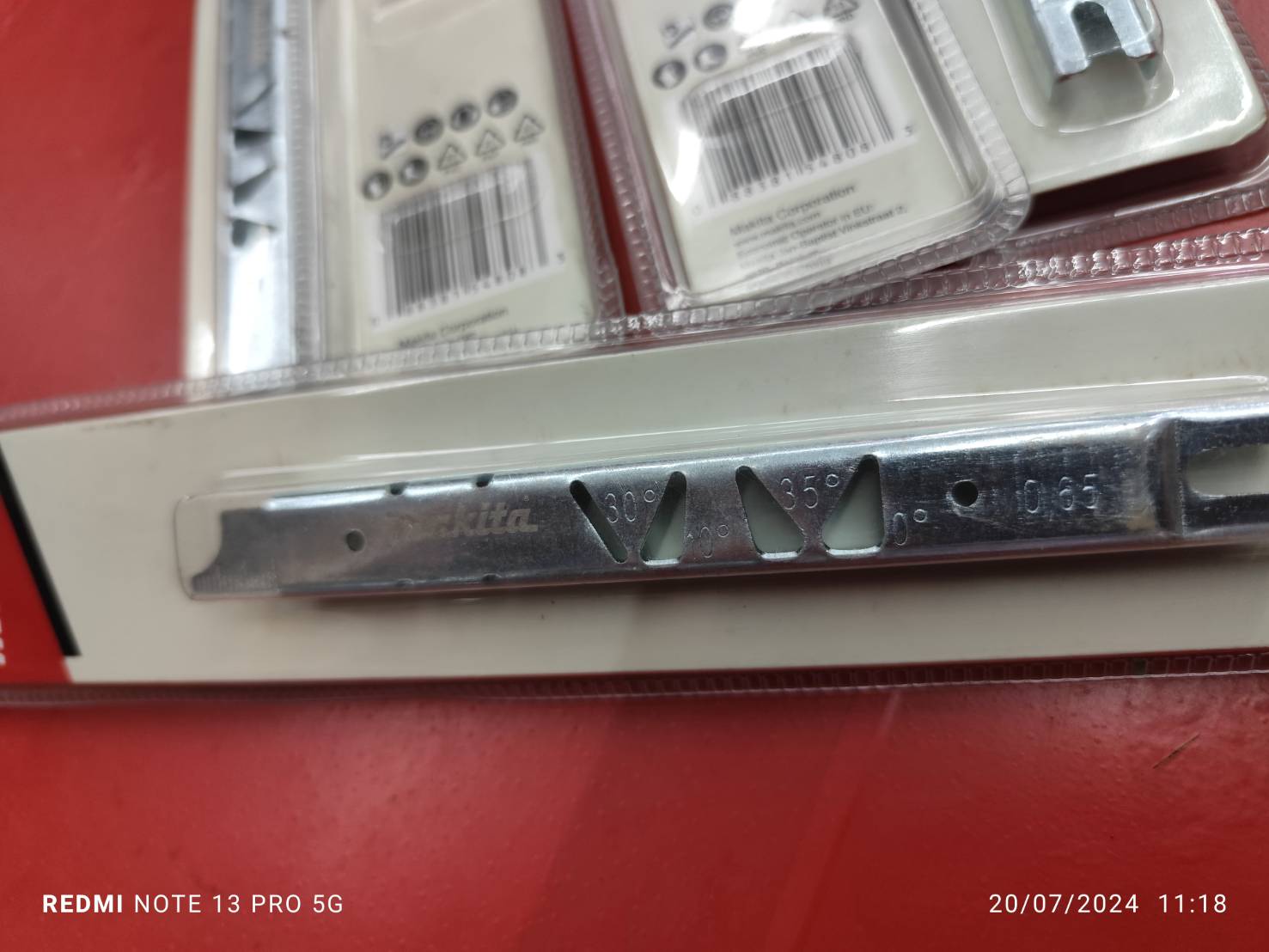 ตัวตั้งความลึก Depth gauge สำหรับเลื่อยโซ่ MAKITA D-67474