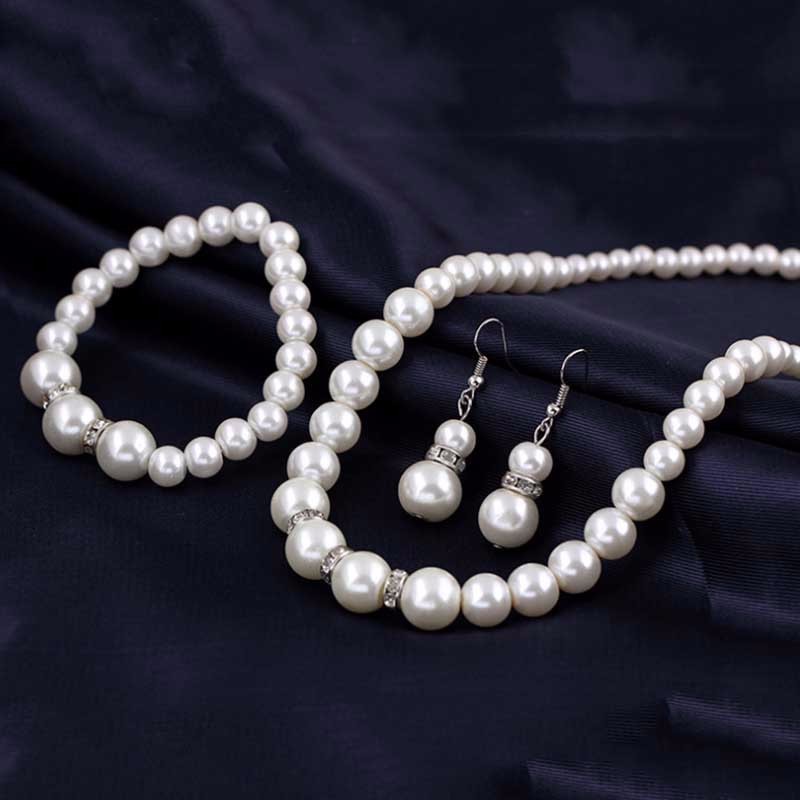 (พร้อมส่ง) สร้อยคอไข่มุกเหมือนแท้ รุ่น 022 | สวยหรู เกรดพรีเมี่ยม | ร้านค้าไทย ส่งไว