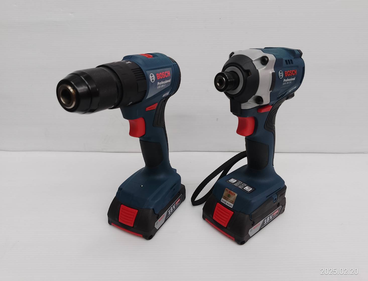 คอมโบ้สว่าน+ไขควง GSB185-LI+GDR18V-215 BOSCH