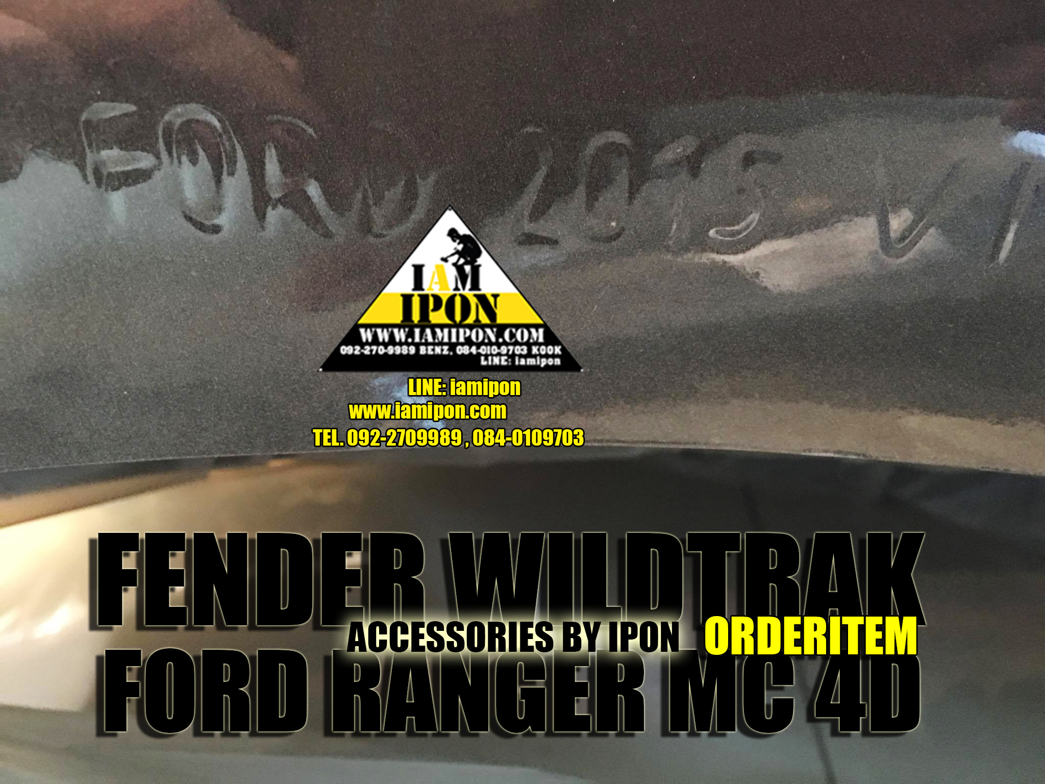 FENDER 6 " FORD RANGER MC WILDTRAK คิ้วล้อ 6 " ไวล์ดแทรกฟอร์ดเรนเจอร์ MC