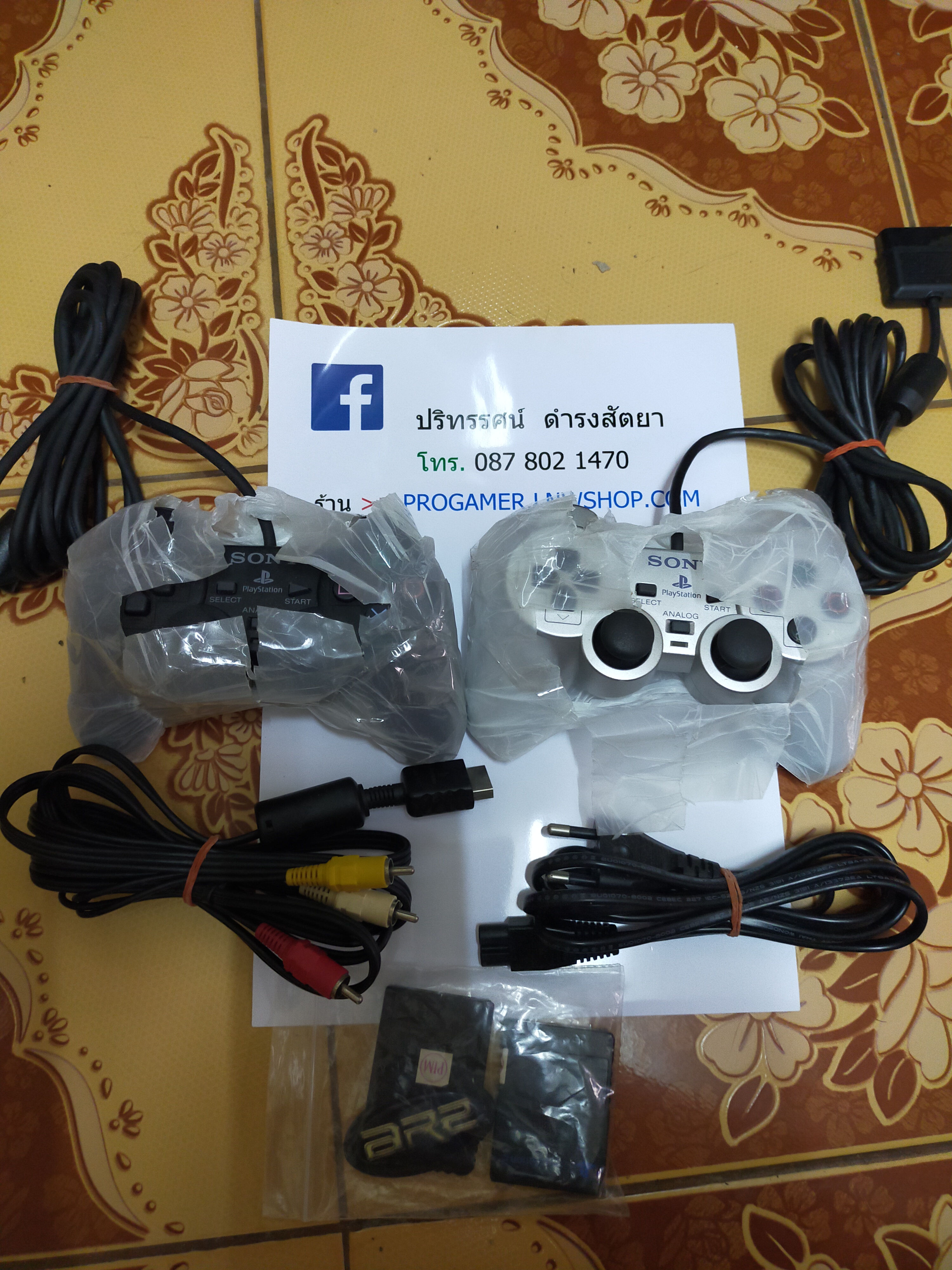 เครื่อง PS2 ตัวใหญ่ มือสอง สภาพสวย ใช้งานได้ปกติ อุปกรณ์ครบชุด