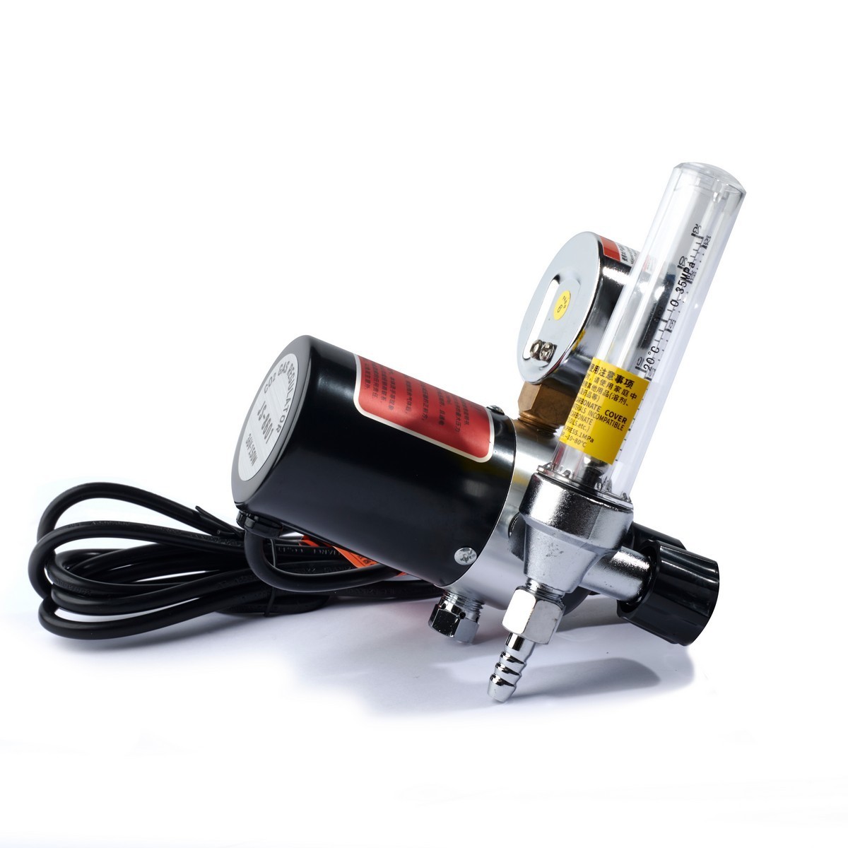 JASIC เกจ์วัดแรงดัน CO2 อลูมิเนียม รุ่น J072-10086569 ใช้กับเครื่องเครื่อง MIG รุ่น MIG200, MIG250, MIG350