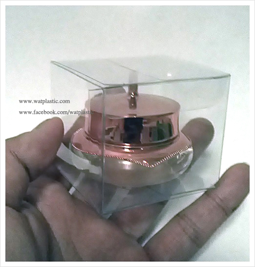 กล่อง ตลับครีม/กระปุกครีม ขนาด 5.5 x 5.5 x 4.8 cm