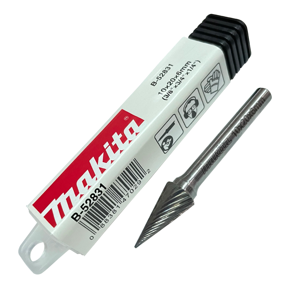 หัวเจียรคาร์ไบด์ทรง M 10x20x6mm Standard Cut MAKITA B-52831