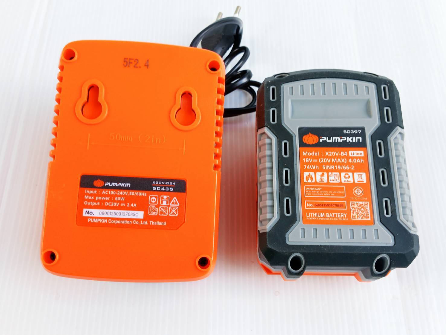 เครื่องเป่าลมมือถือ20V พัดลมเทอร์โบ INF-104HBB-401K-X20 PUMPKIN 50475