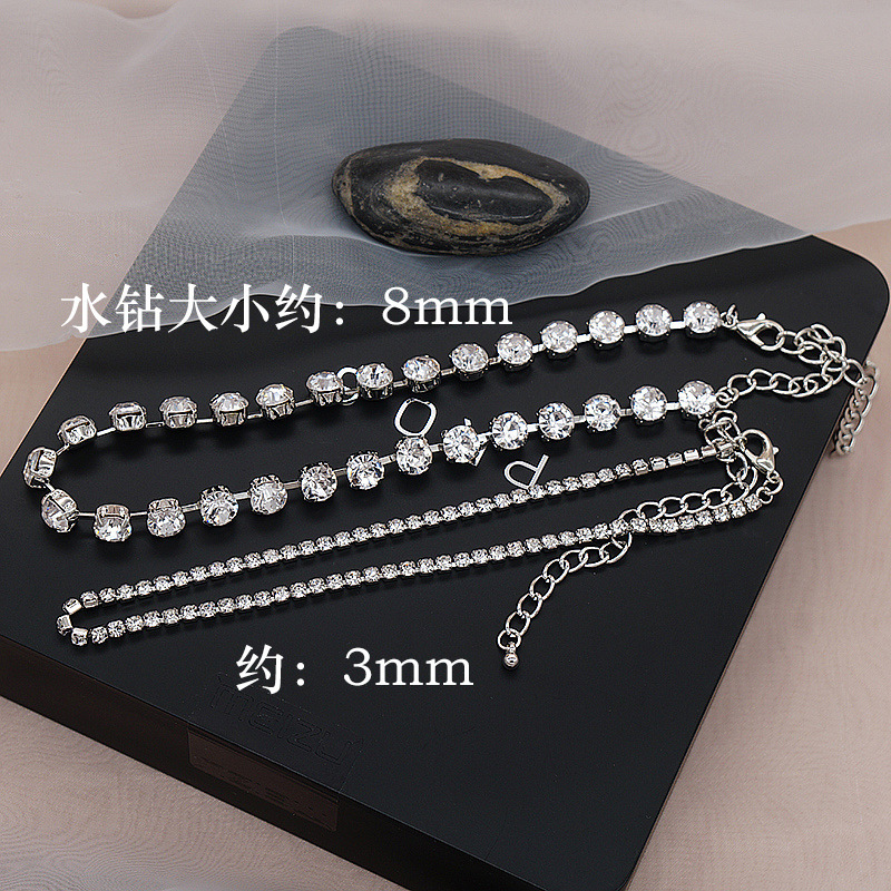 (พร้อมส่ง) โชคเกอร์ 019 สีเงิน โชกเกอร์ สร้อยคอแพชั่น งานเกรด QC มาแล้ว ส่งเร็ว