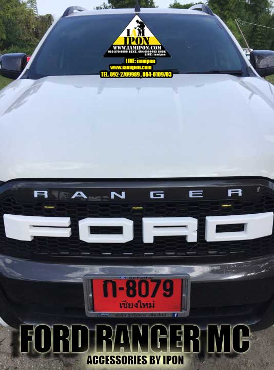 3D CHARACTER FRONT GRILL FORD RANGER MC ตัวหนังสือติดกระจังหน้าฟอร์ดเรนเจอร์ MC