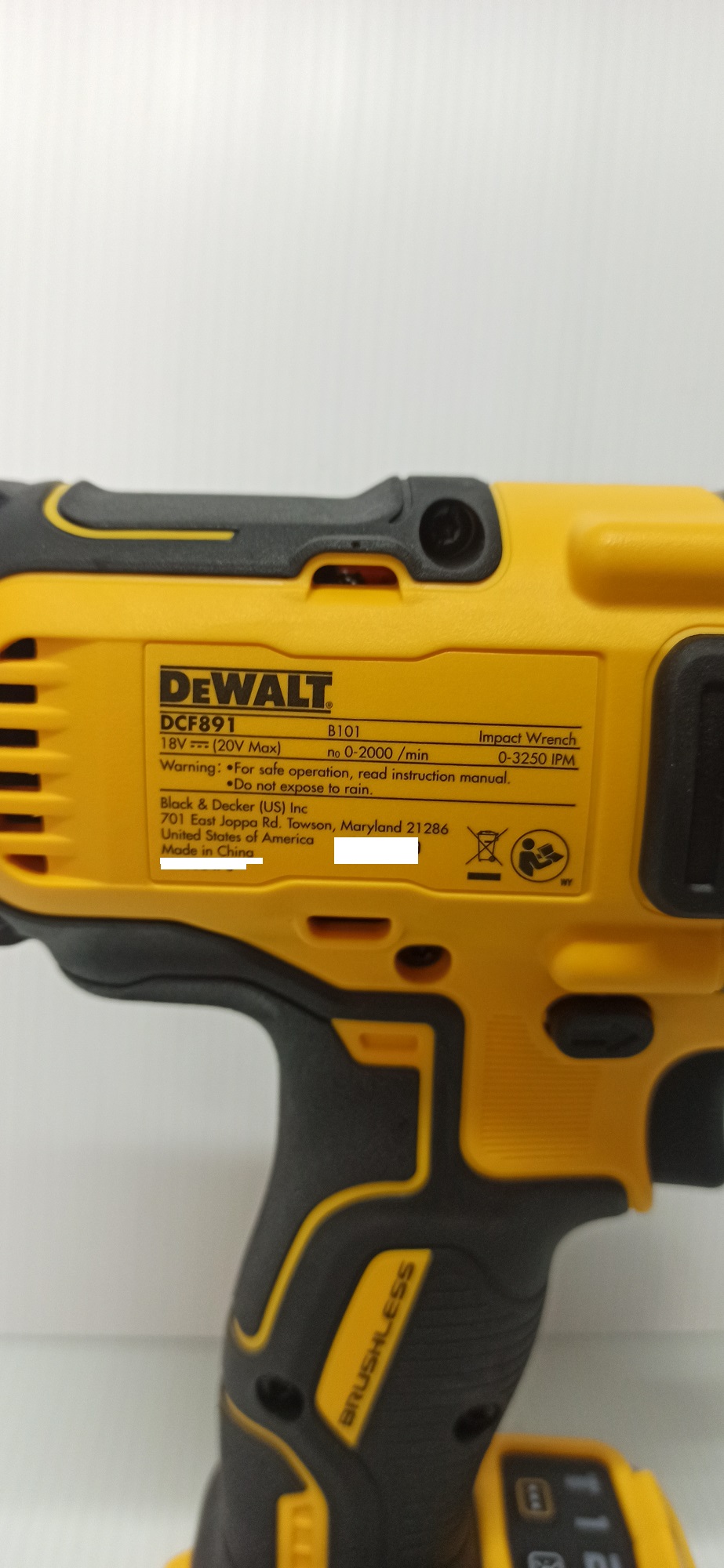 บล๊อก1/2ไร้สาย18V DCF891N DEWALT