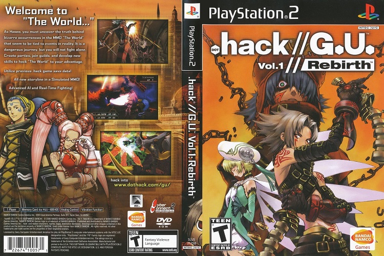 DOT HACK G.U. 1 [US : DVD5 2 Discs]