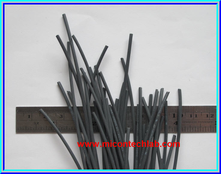 1x ท่อหด ยี่ห้อ 3M ขนาด 1.0 มม. ยาว 1 เมตร สีดำ