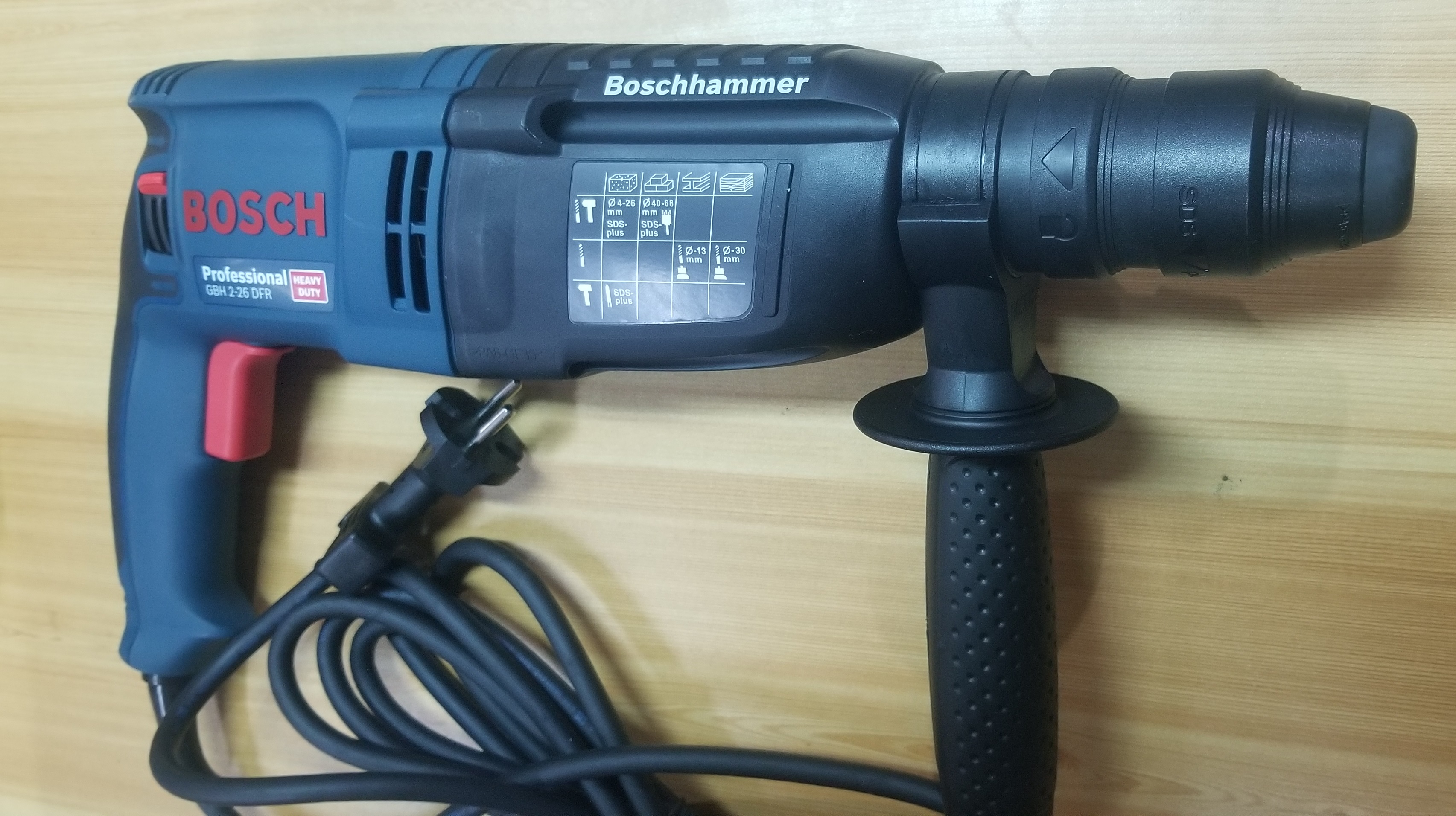 คอมโบ้ GBH2-26DFR+GWS750-100 BOSCH
