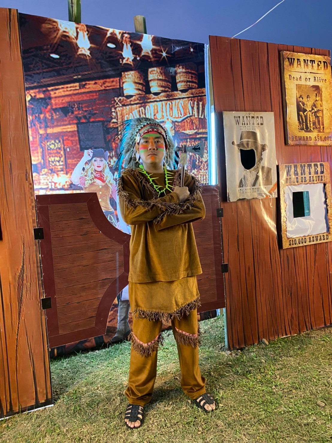 ชุดอินเดียแดงหัวหน้าเผ่า