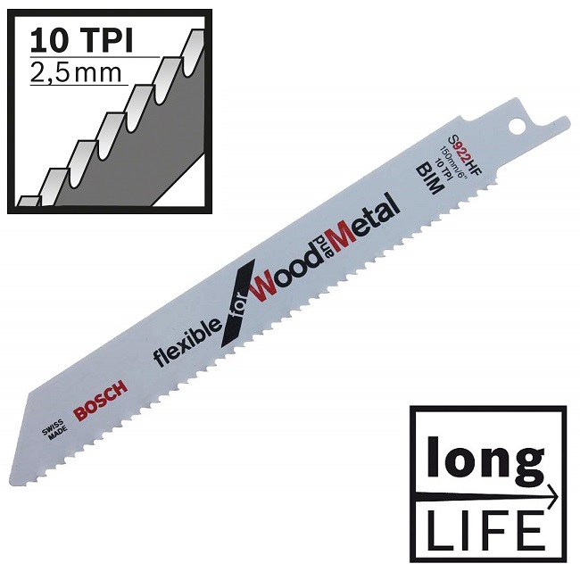 ใบเซเบอร์ S922HF BOSCH #2608656039