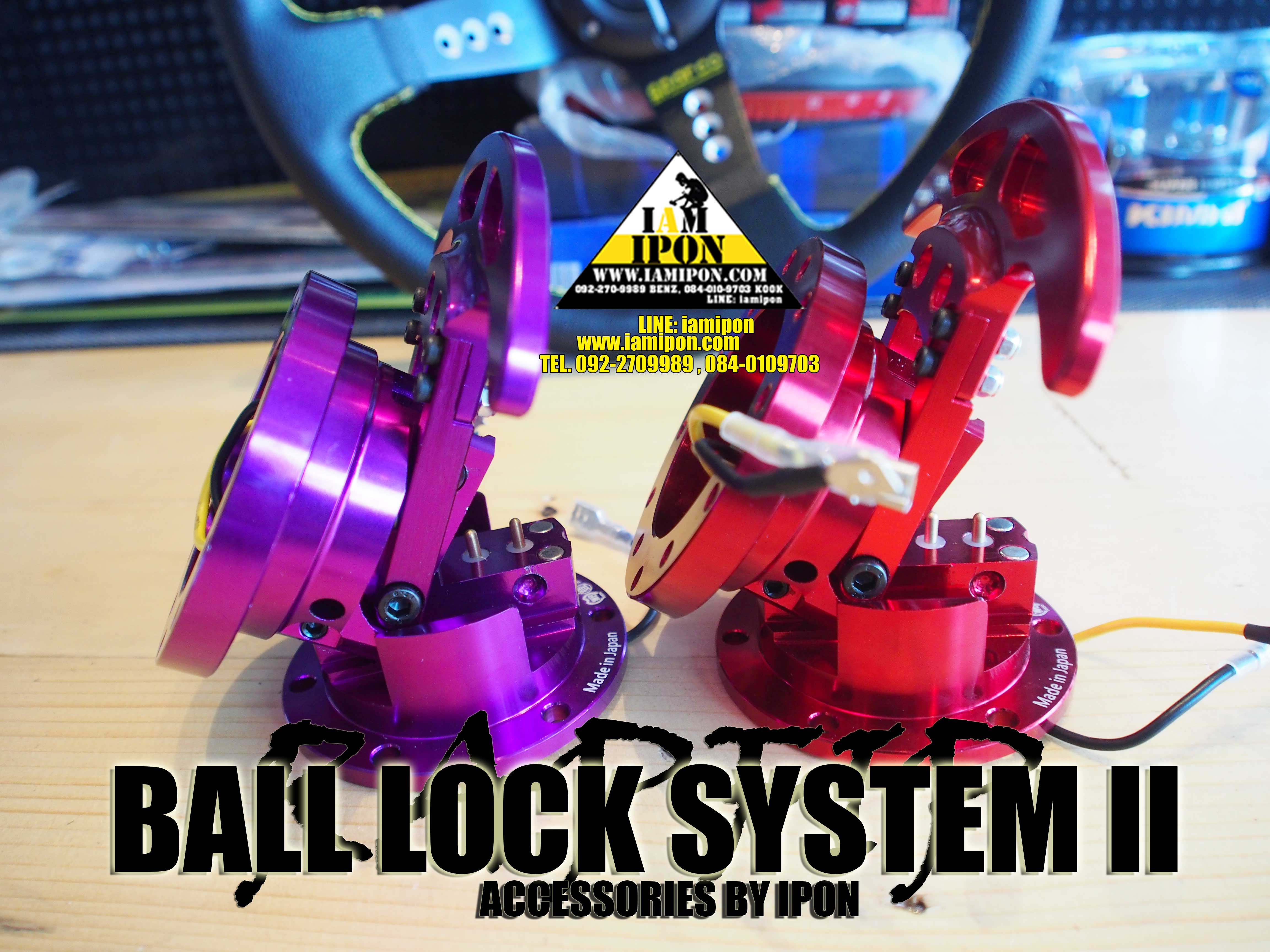BALL LOCK SYSTEM II คอพับพวงมาลัย ใส่ได้ทุกรุ่น