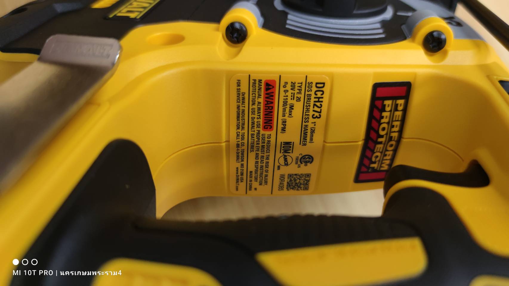 สว่านโรตารี่3ระบบ20V DCH273B DEWALT