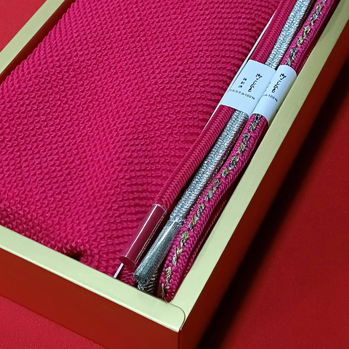 setผ้าชิโบริ+เชื่อกประดับโอบิ ชมพูเข้ม04