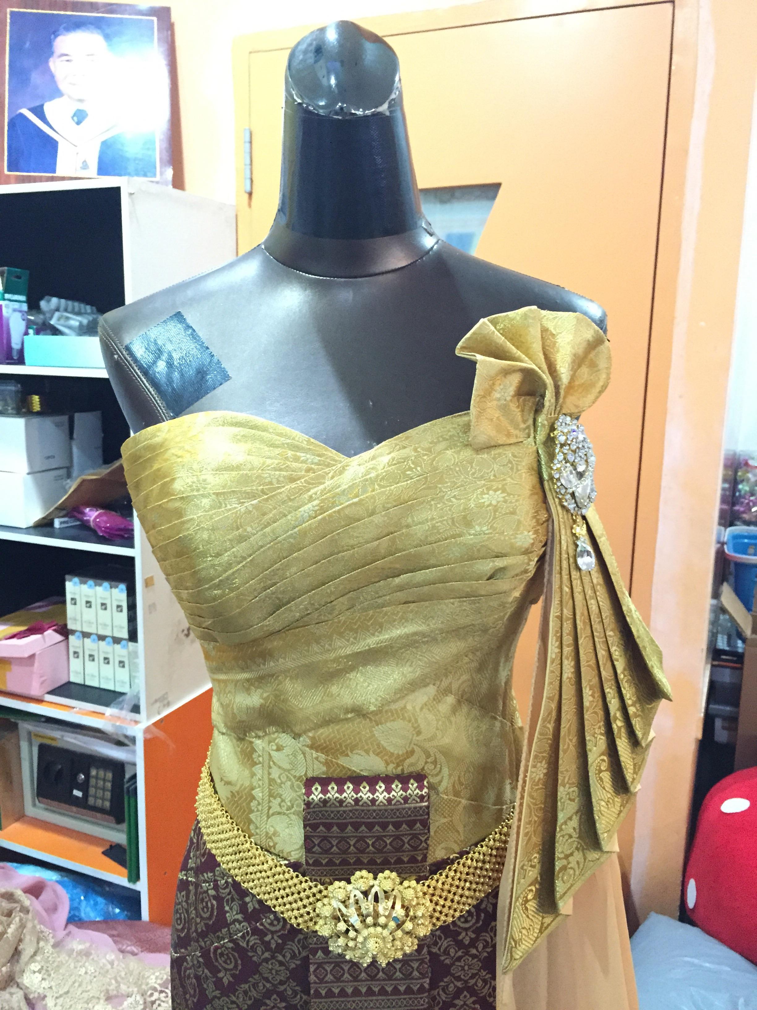 (พร้อมส่ง) ชุดไทยพร้อมส่ง รหัส 012