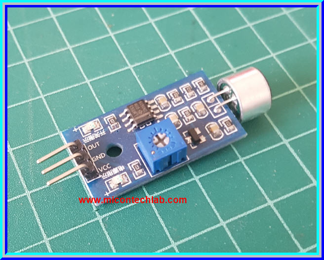 1x เซ็นเซอร์ตรวจจับความดังของเสีียง Sound Sensor