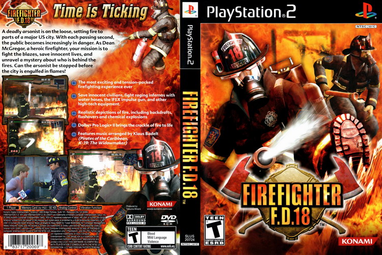 FIREFIGHTER F.D. 18 [US : DVD5 1 Disc]