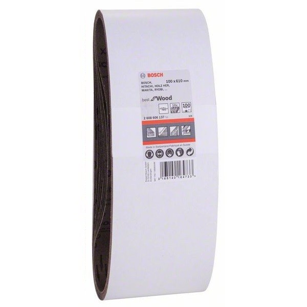 ผ้าทรายสายพาน4"x24" #100 BOSCH