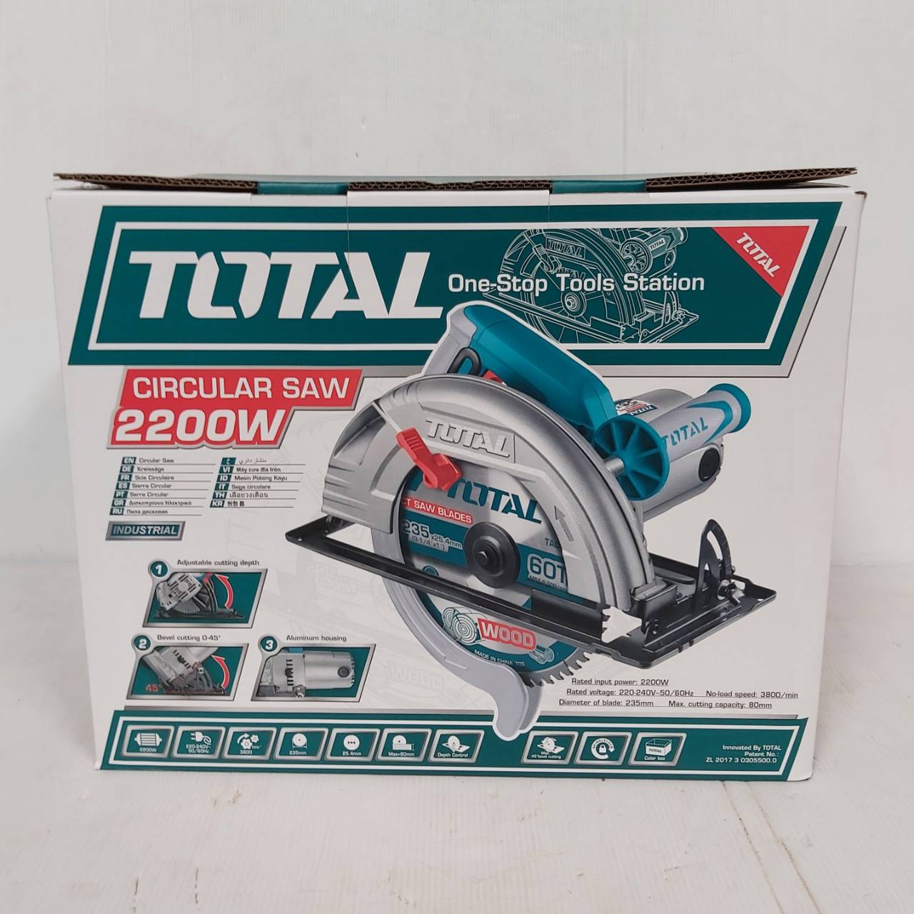 เลื่อยวงเดือน9" TS1222356 TOTAL