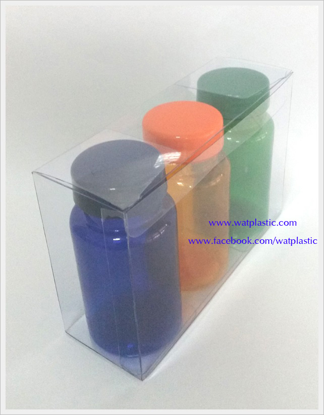 กล่องใส่ อาหารเสริม 3 ขวด ขนาด 9.7 x 14.8 x 5 cm