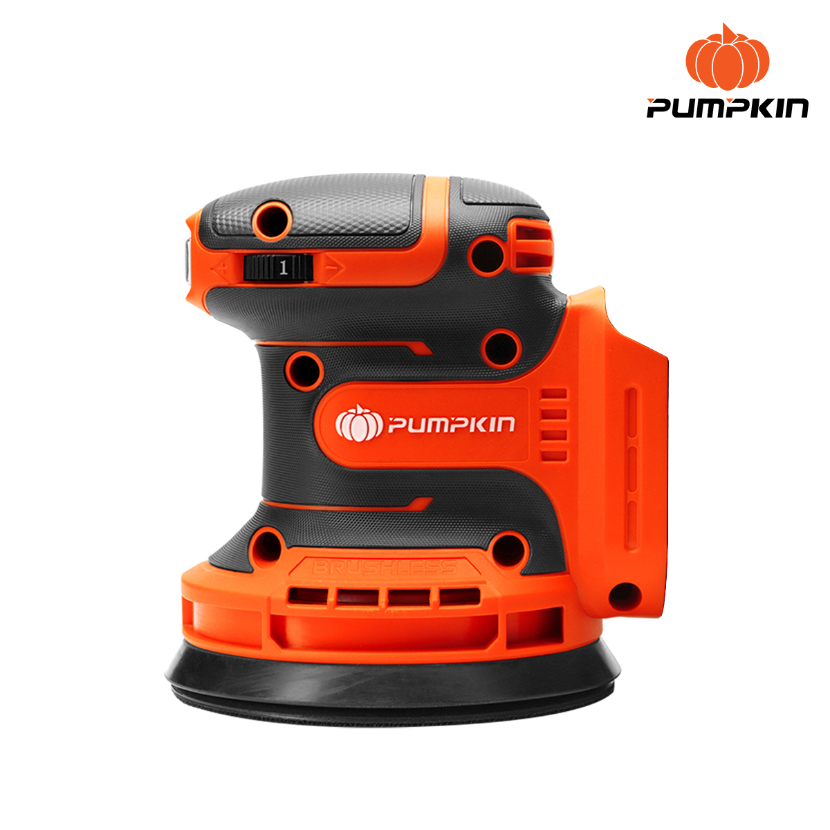 PUMPKIN เครื่องขัดกระดาษทรายกลม5นิ้ว 20V INF-512RSCB 50432 เครื่องเปล่า