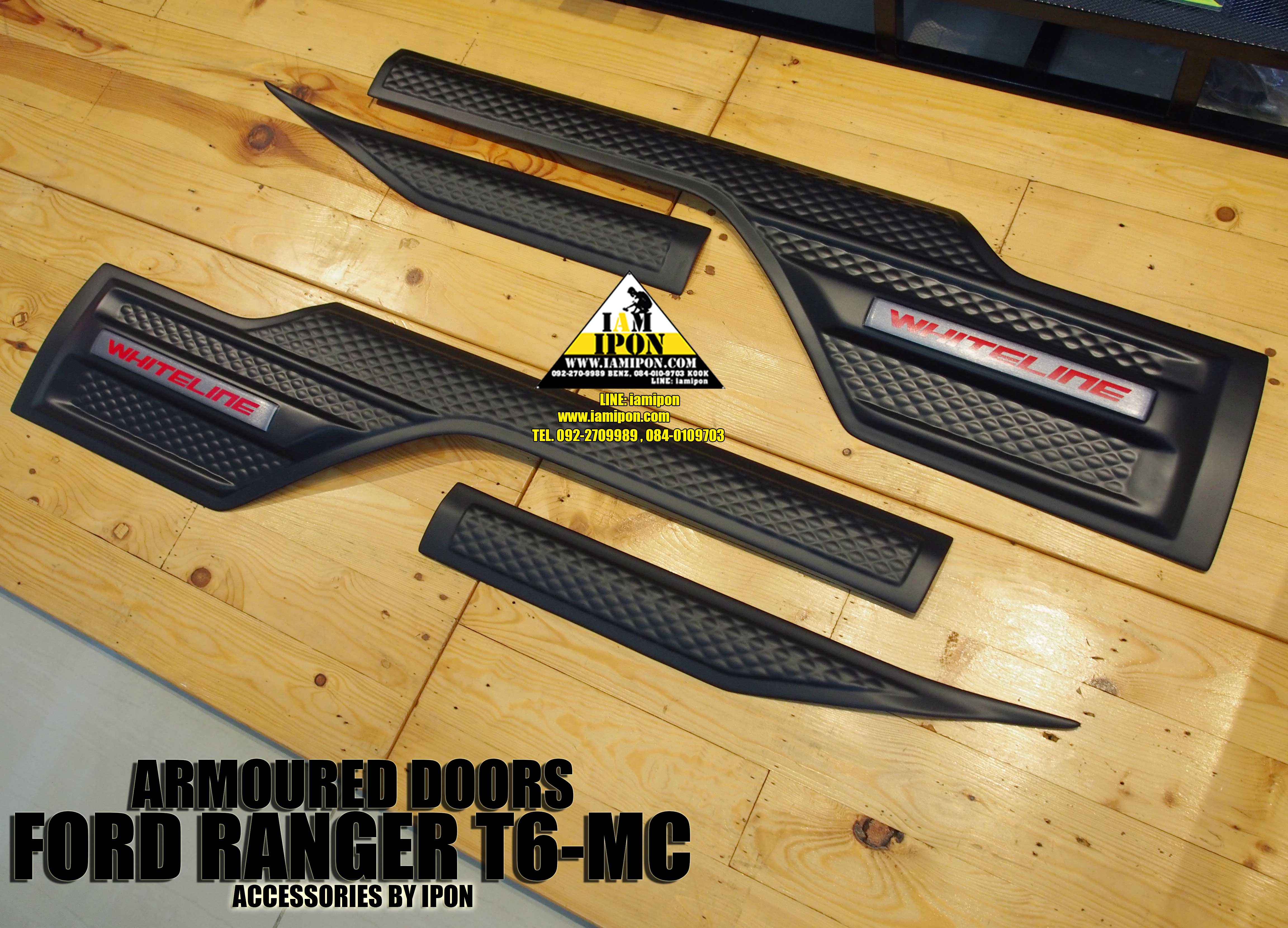 ARMOURED DOORS FORD RANGER T6-MC ชุดกาบประตูด้านบนฟอร์ดเรนเจอร์ T6-MC