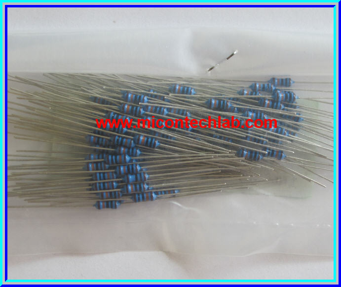 100x Resistor 100 KOhm 1/4 Watt 1% Resistor