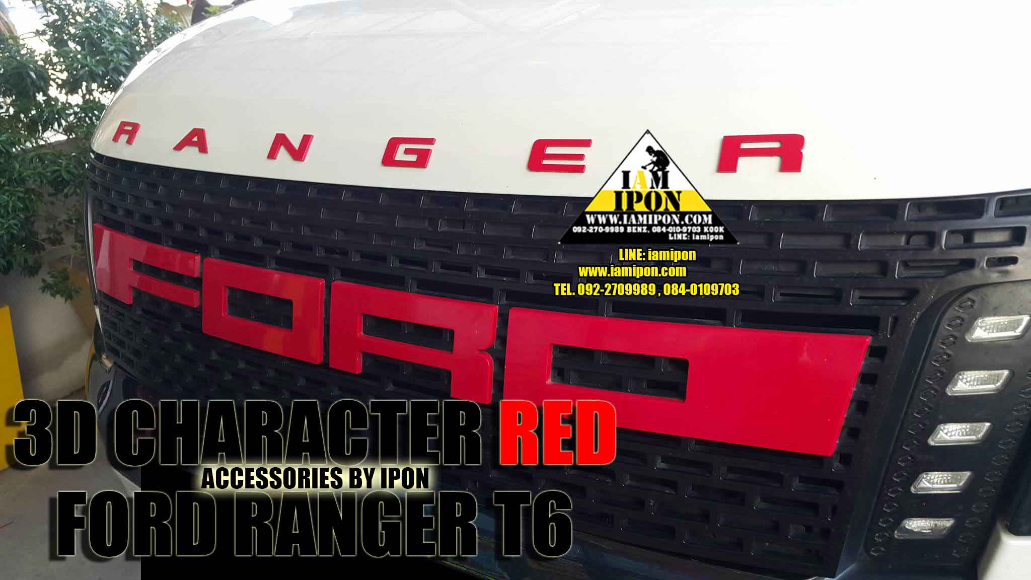 CHARACTER FORD RANGER T6-MC COLOR ตัวอักษรฟอร์ดเรนเจอร์ T6-MC รวมทุกสี