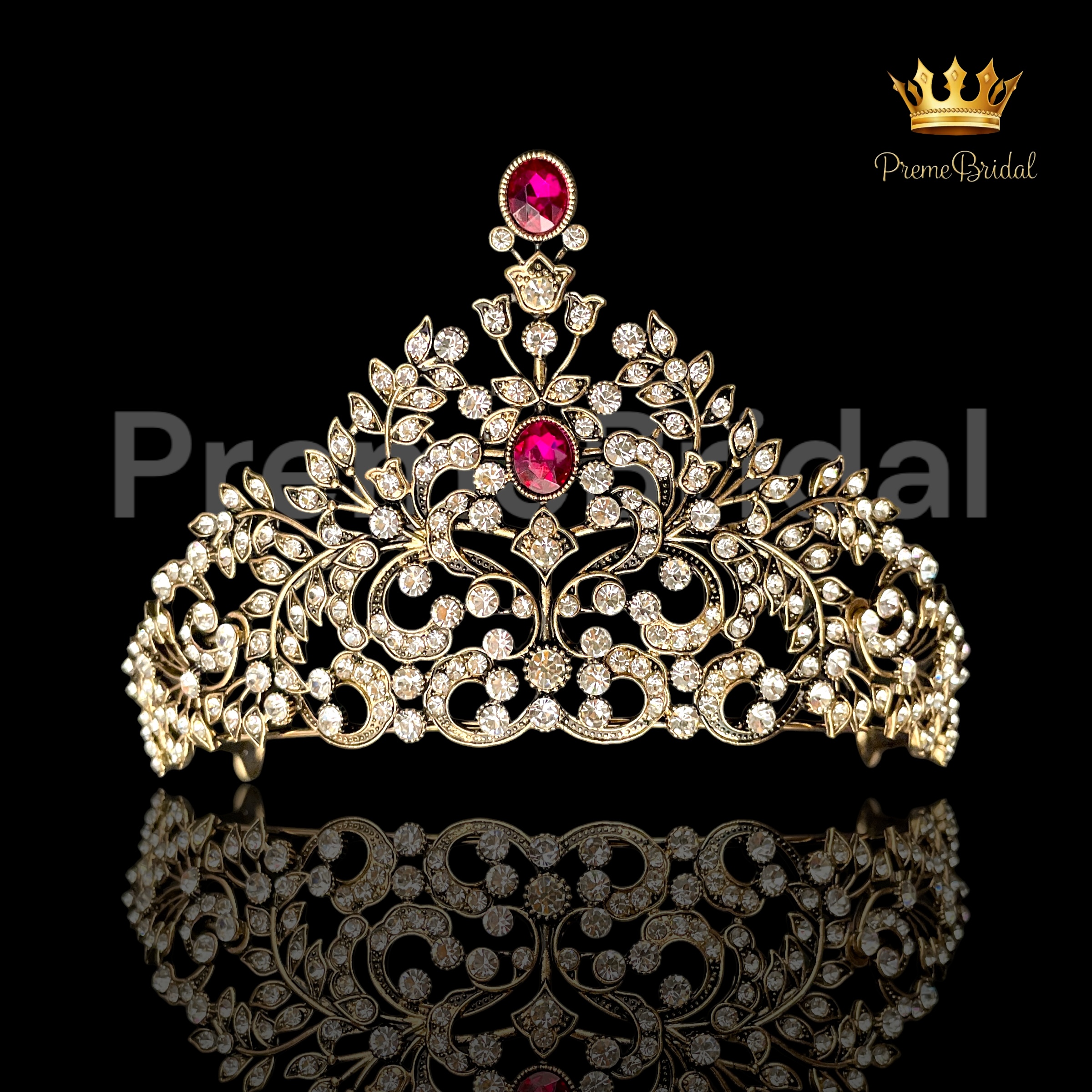 (พร้อมส่ง) เทียร่า 422 มงกุฎเพชร งานเจ้าสาว ครึ่งหัว งานสวย ปราณีต QCเพชรทุกเม็ด สินค้าพร้อมส่งจากไทย