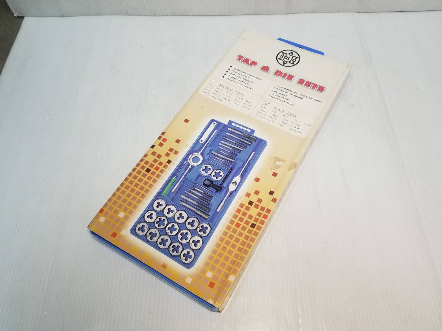 ชุดต๊าปเกลียว 40 ตัวชุด TAP40I SOLID (หุน)