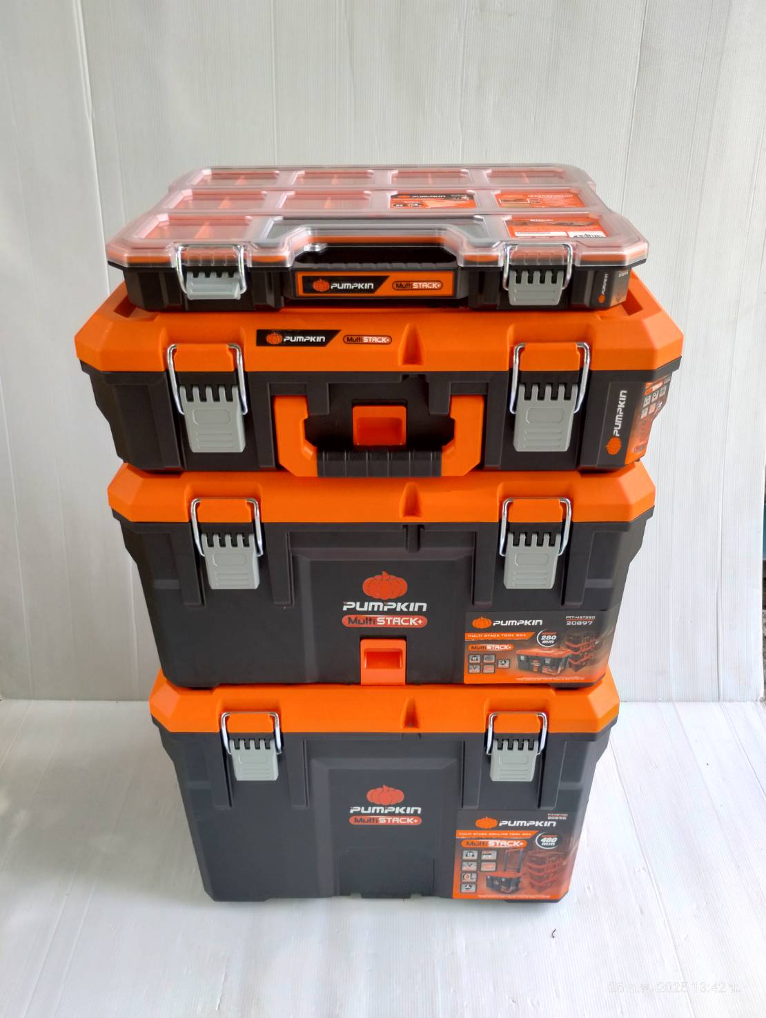 ชุดกล่องเครื่องมือ 5ชิ้น MultiSTACK+ PTT-MST5 PUMPKIN 20908