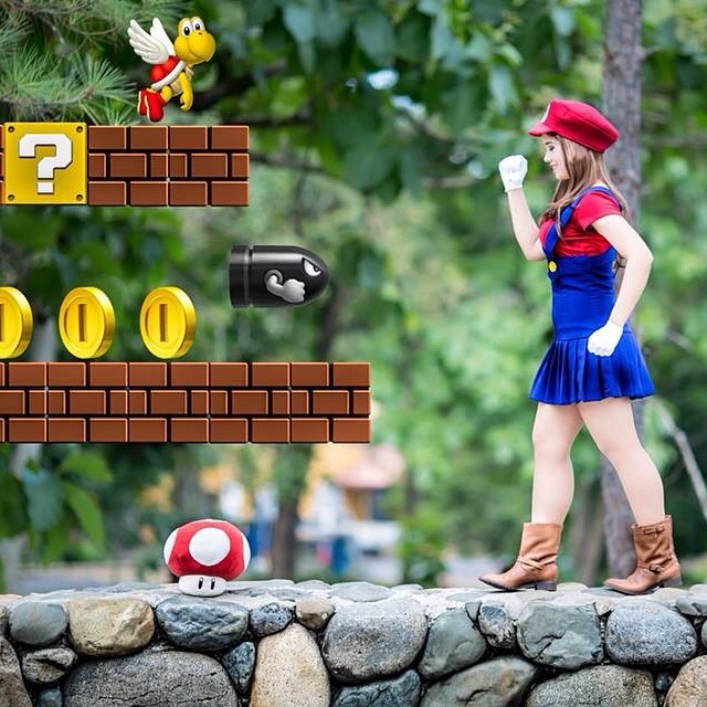 ชุดมาริโอ้หญิง