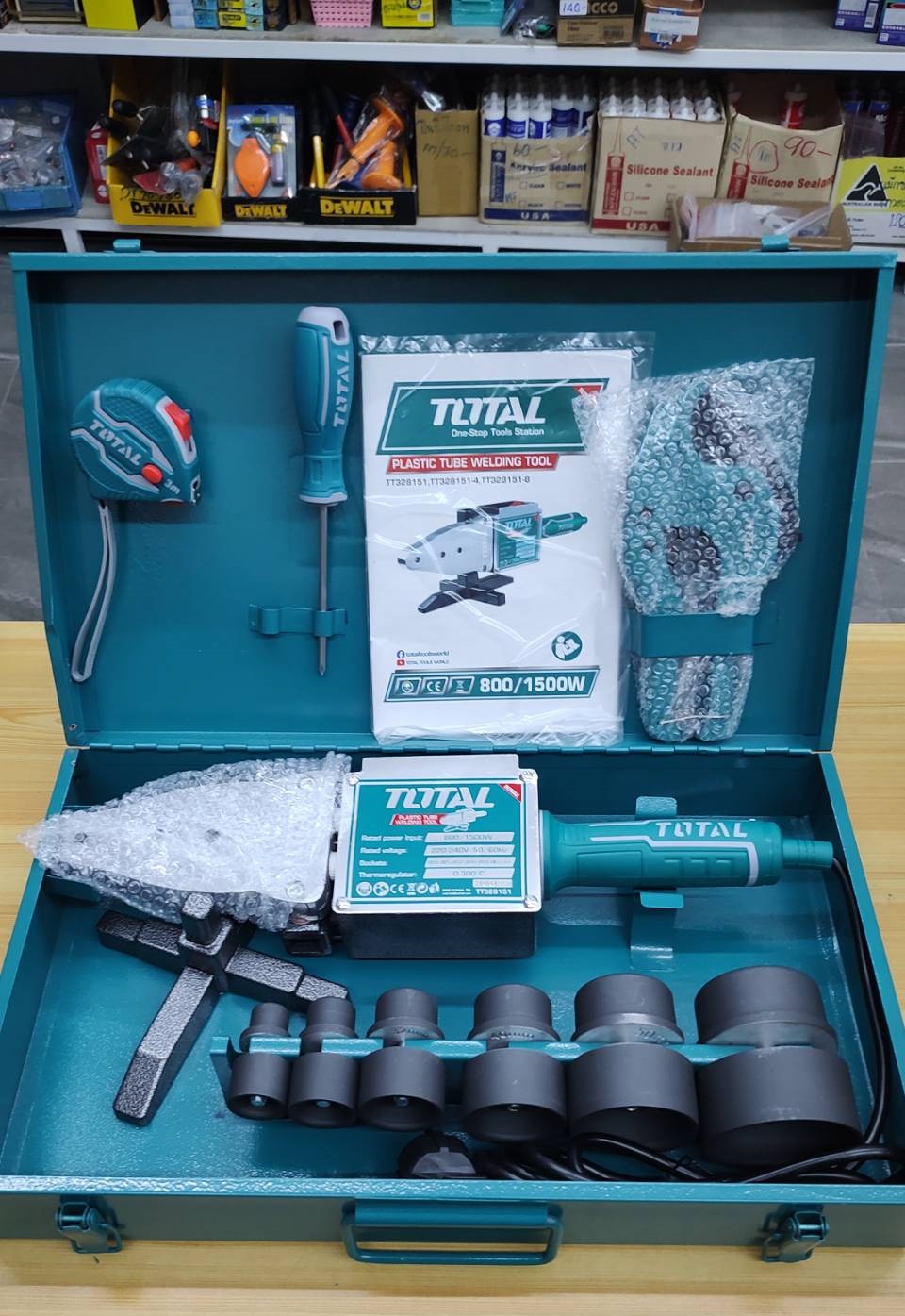 เครื่องเชื่อมท่อ PP-R TT328151 TOTAL 20-63มม.