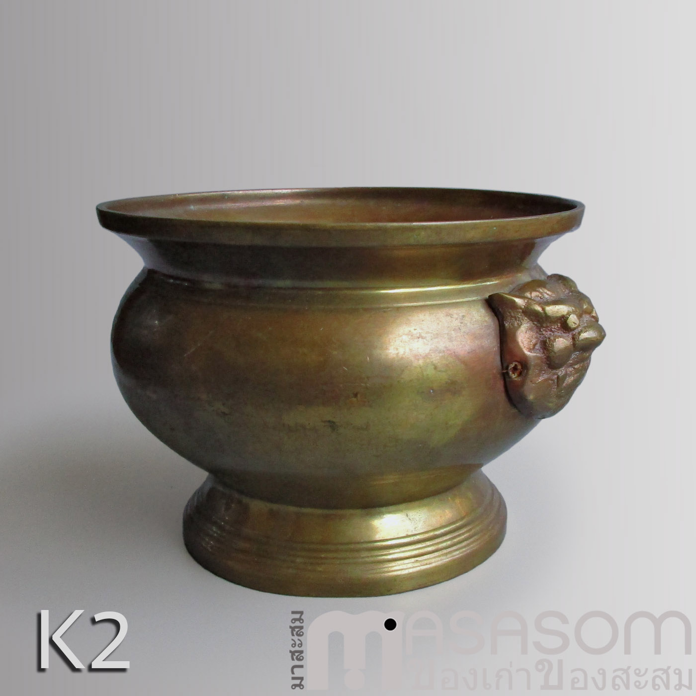 กระถางธูปทองเหลืองของเก่า