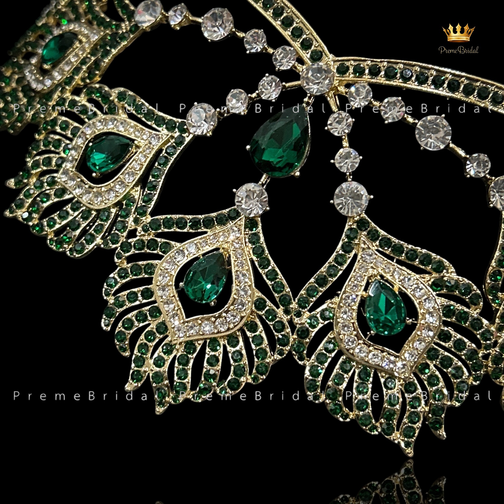 (พร้อมส่ง) เทียร่า 445 มงกุฎครึ่งหัว รูปขนนกฟีนิกซ์ สวย ปราณีต QCเพชรทุกเม็ด สินค้าพร้อมส่งจากไทย