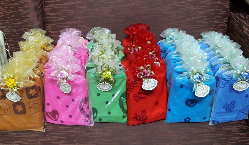 ผ้าเช็ดผมนาโน 15x30 นิ้ว แพคเกจถุงผ้า