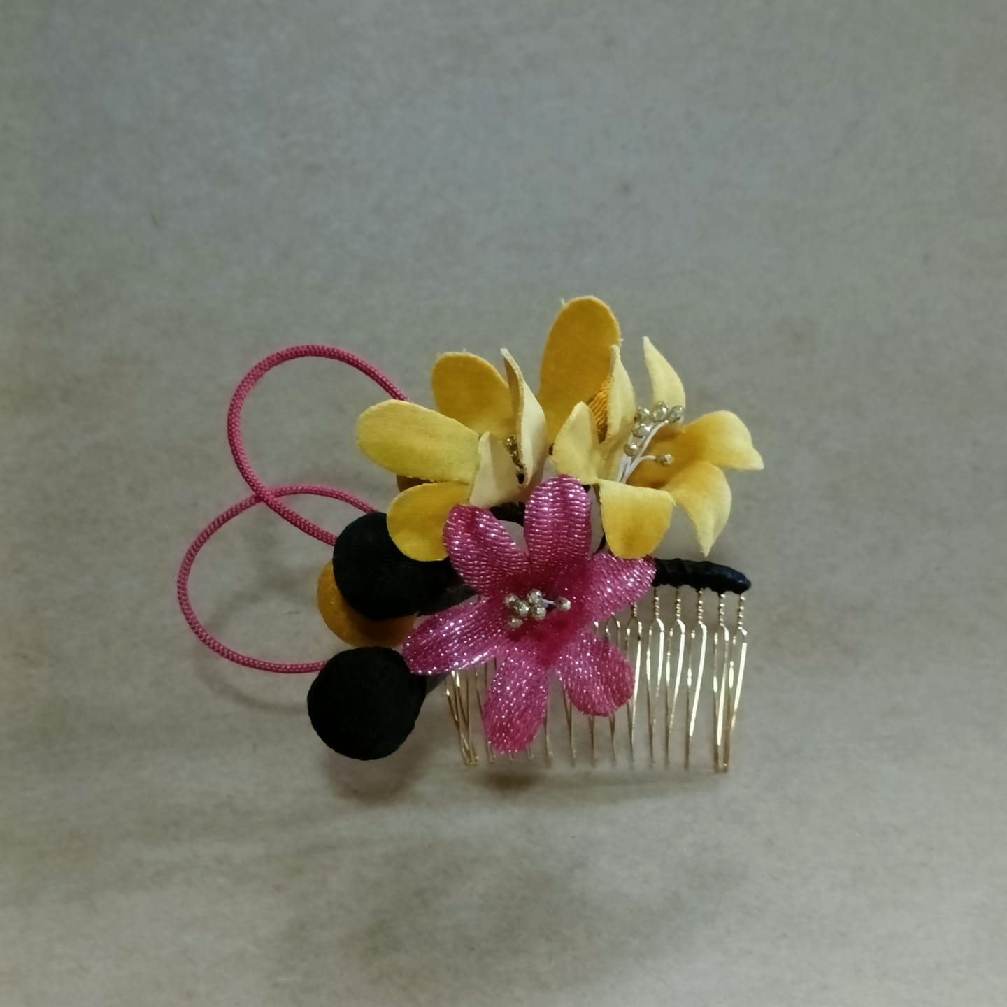 ดอกไม้ประดับผมญี่ปุ่น(หวีสับ)03