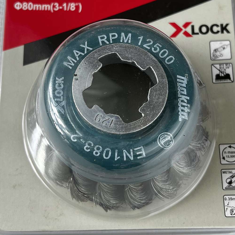 แปรงลวดถ้วย 80mm Metal 0.35mm MAKITA D-73374