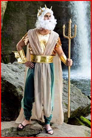 ชุดโพไซดอน Poseidon / ชุดเทพเจ้ากรีก / ชุดเทพเจ้าแห่งท้องทะเล