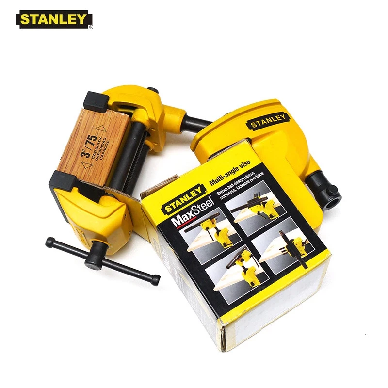 STANLEY ปากกาจับชิ้นงาน 3" แบบชุดคู่ หมุนได้360องศา รุ่น 1-83-069